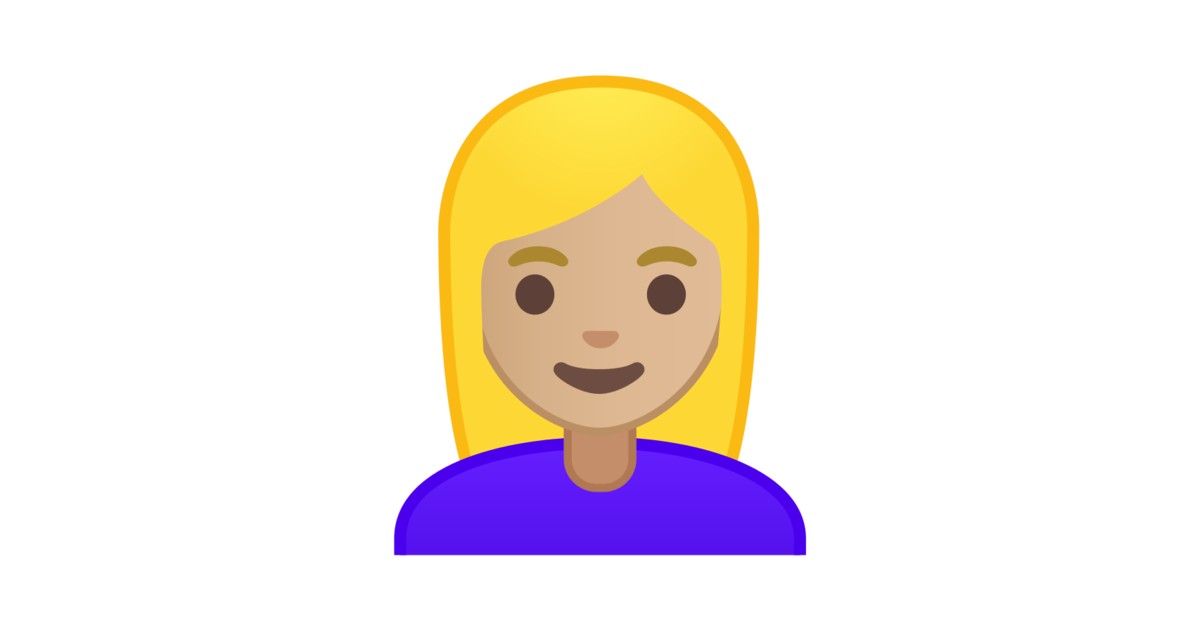 Small Blonde Hair Smiley - wide 5