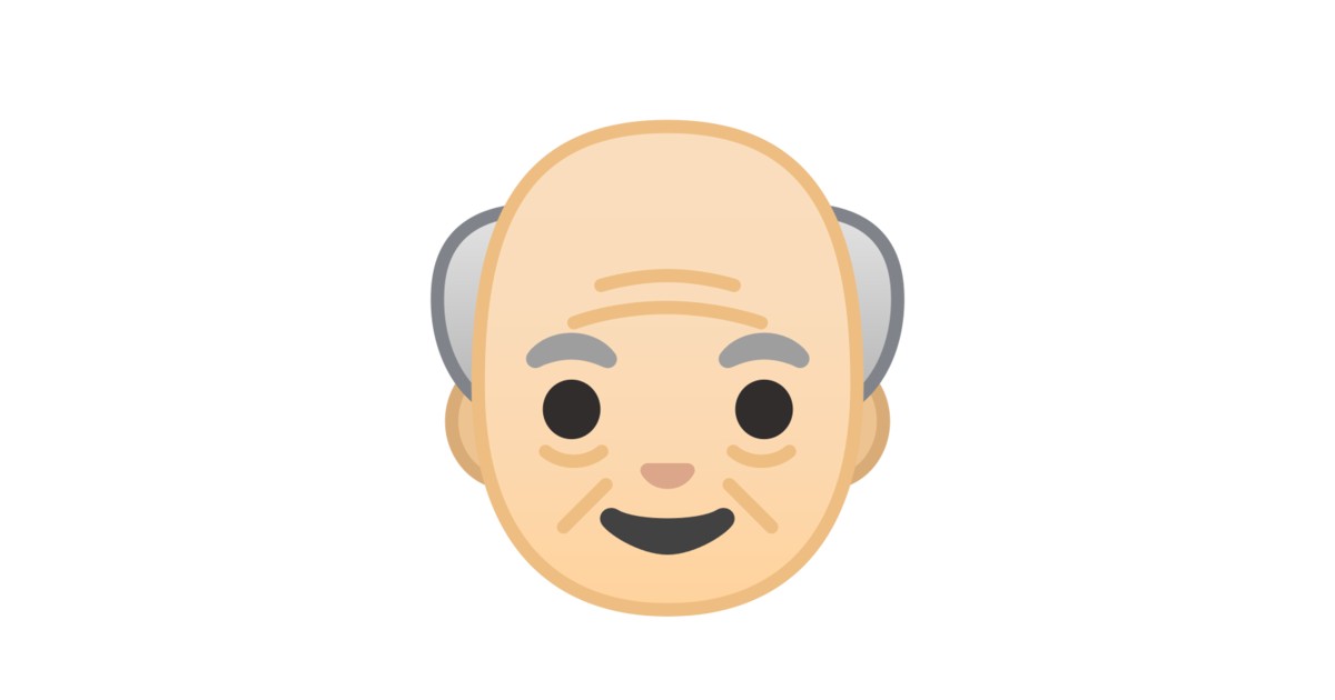 👴🏻 Old Man: Light Skin Tone Emoji