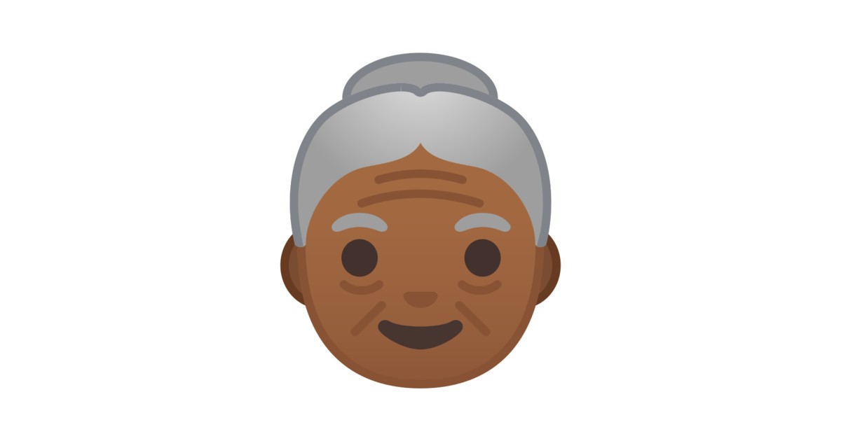 Old Lady Emoji Faces