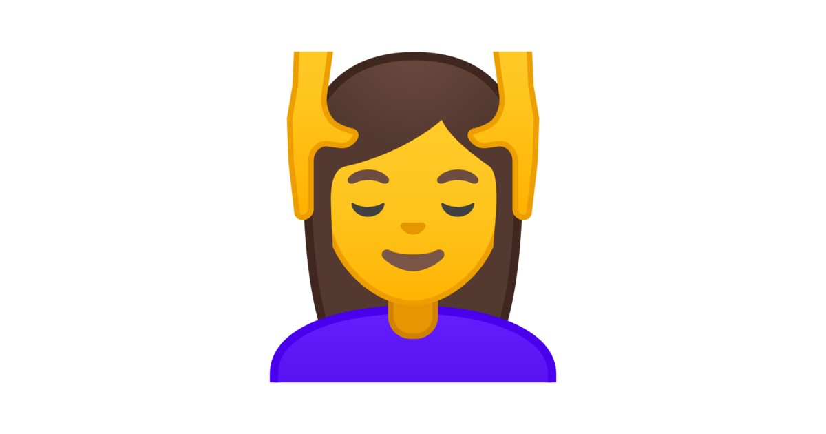 💆 Pessoa Recebendo Massagem Facial Emoji 