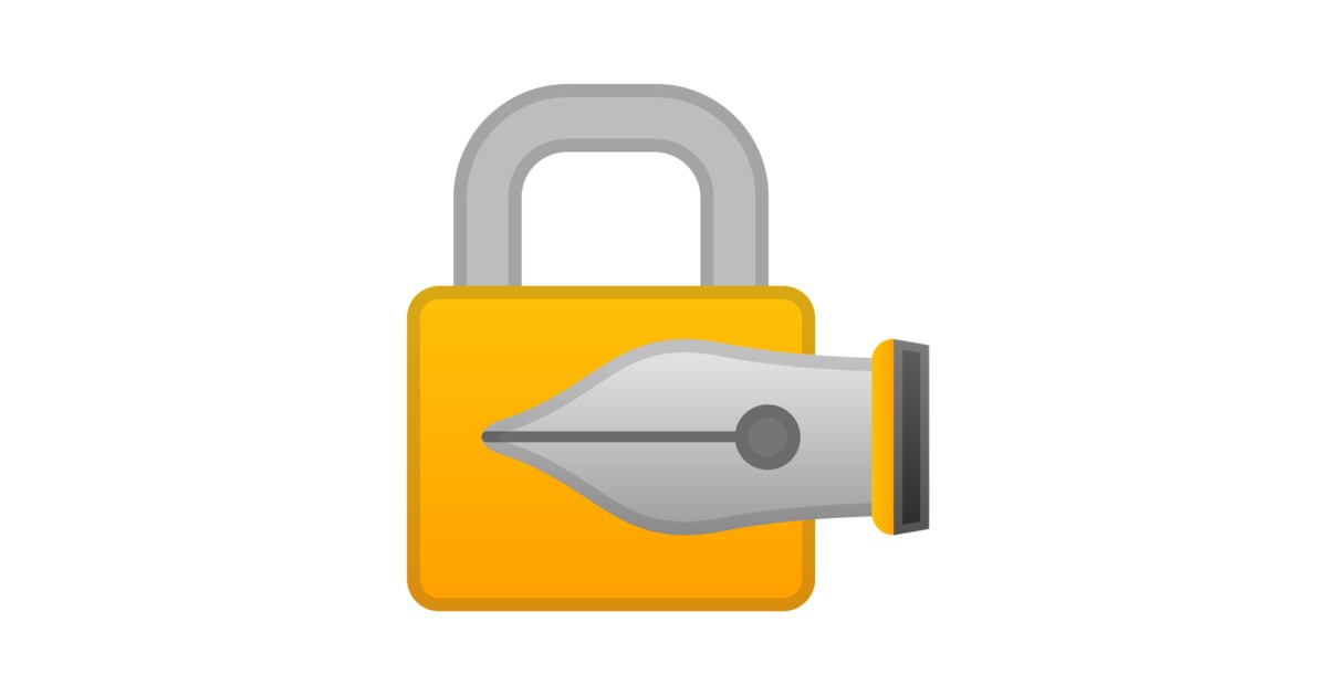 рџ џ Candado Con Pluma Estilogrгўfica Emoji рџ џ Candado Con Pluma Estilogrгўfica Emoji