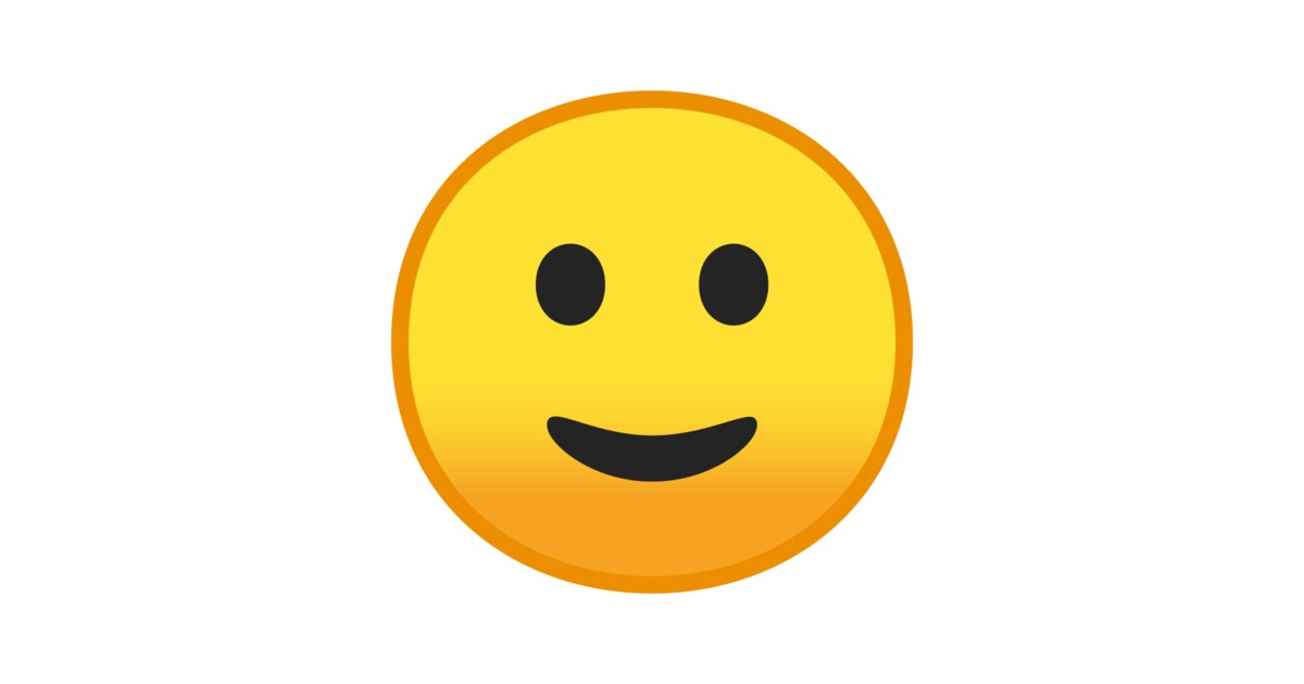 🙂 Cara Sonriendo Ligeramente Emoji