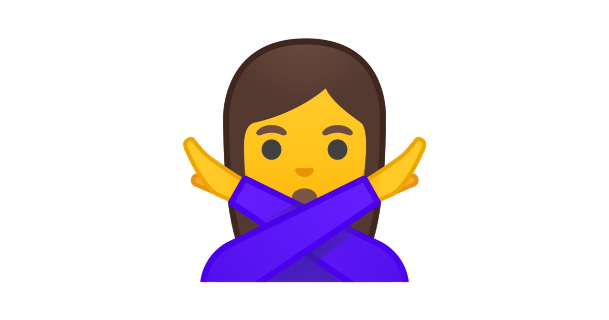 🙅 Person Gesturing NO Emoji