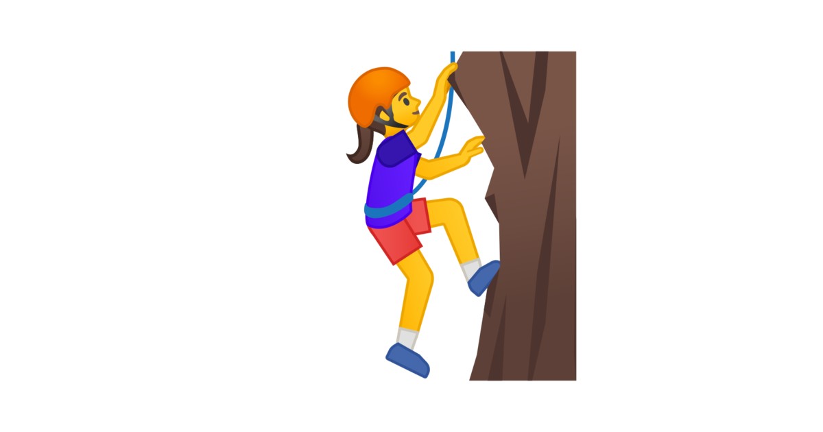 🧗 Pessoa Escalando Emoji "Pessoa Escalando"