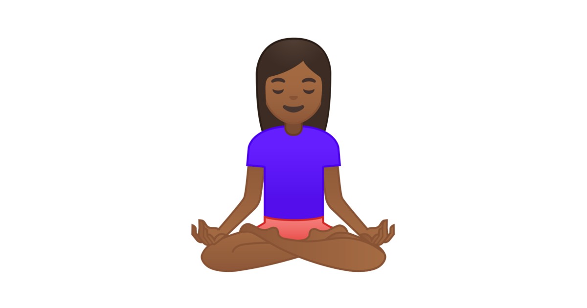 π§πΎ Personne Dans La Posture Du Lotus : Peau Mate Emoji |