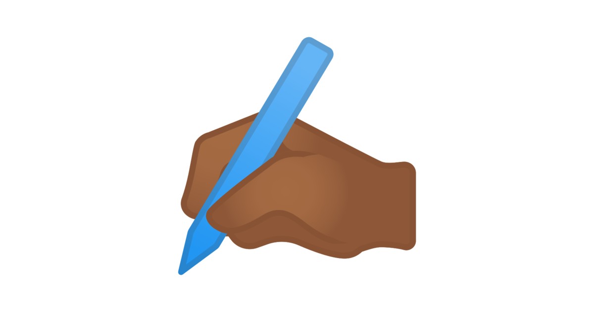 🏾 Writing Hand: Medium-dark Skin Tone Emoji