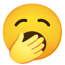 🥱 Rosto Bocejando Emoji
