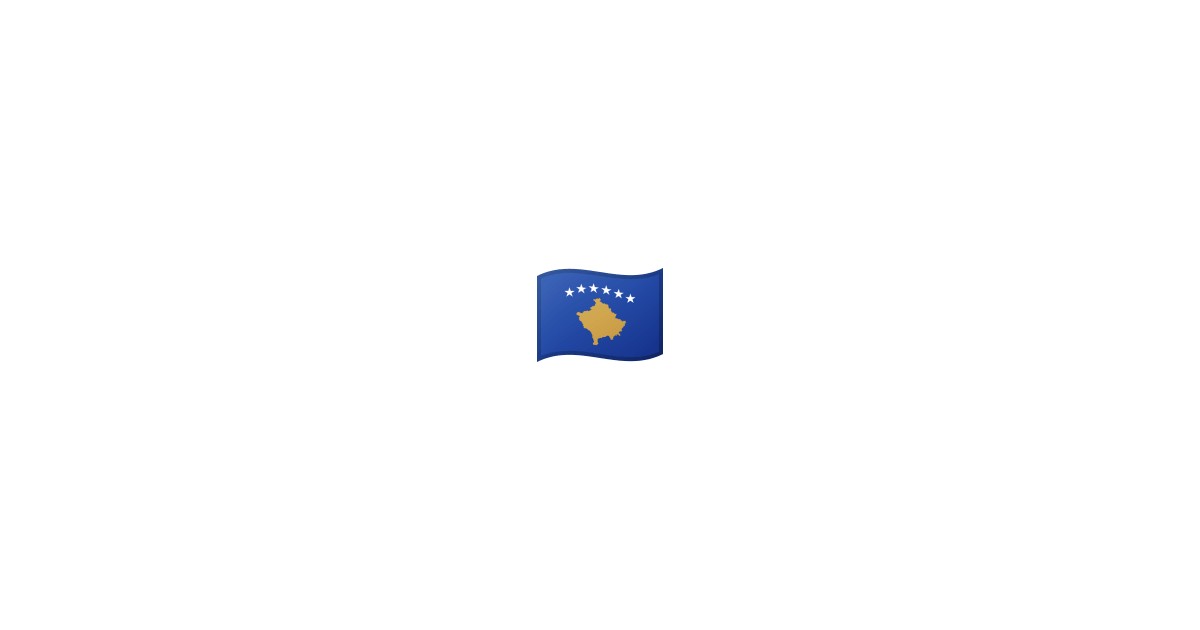 Flagge Kosovo Emoji