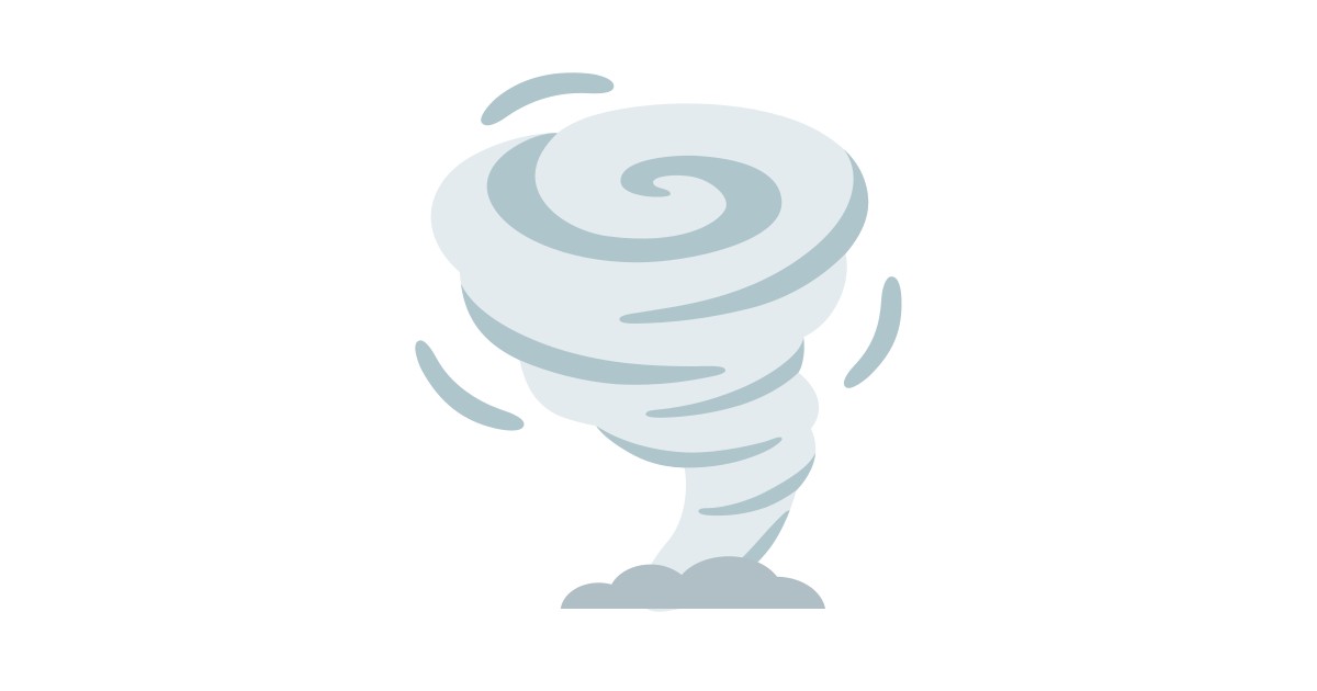 🌪️ Tornade Emoji