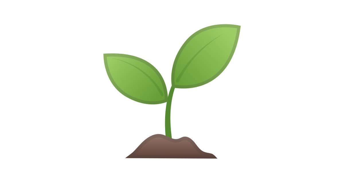 🌱 Muda De Planta Emoji