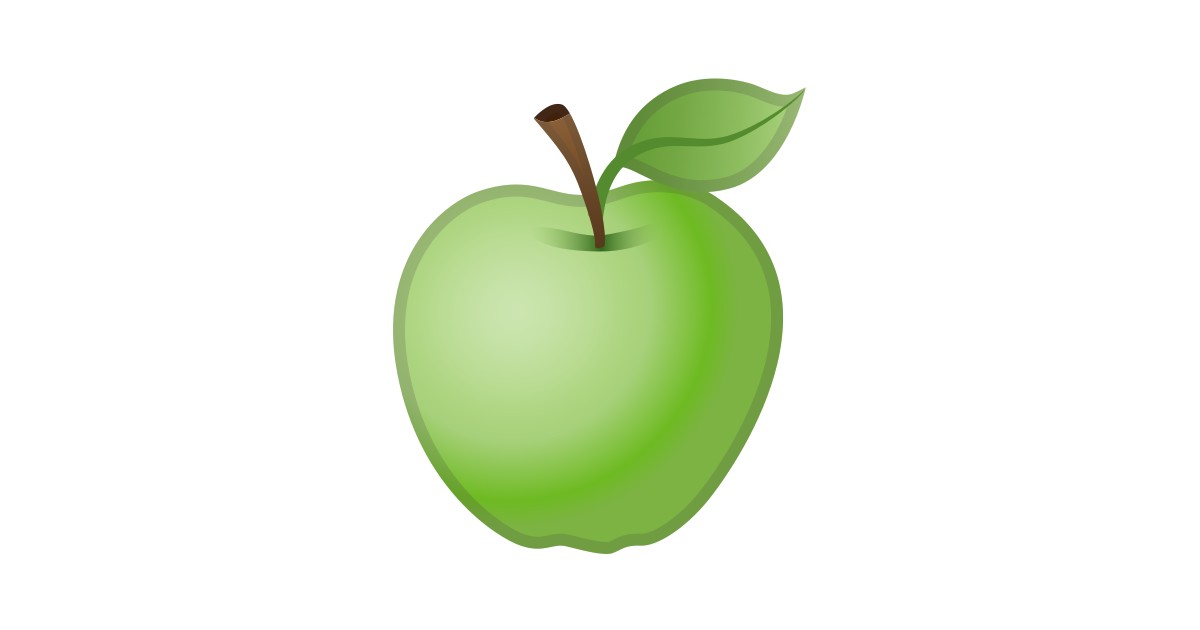 Green Apple Emoji In 100 Languages