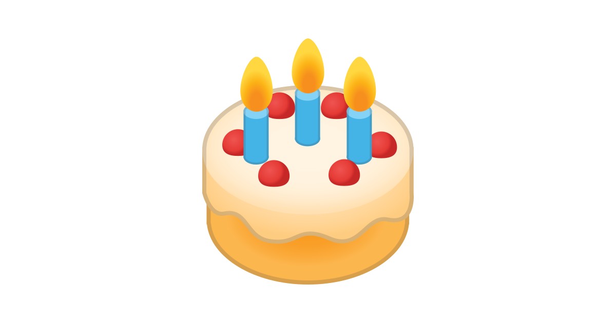Birthday Cake Emoji