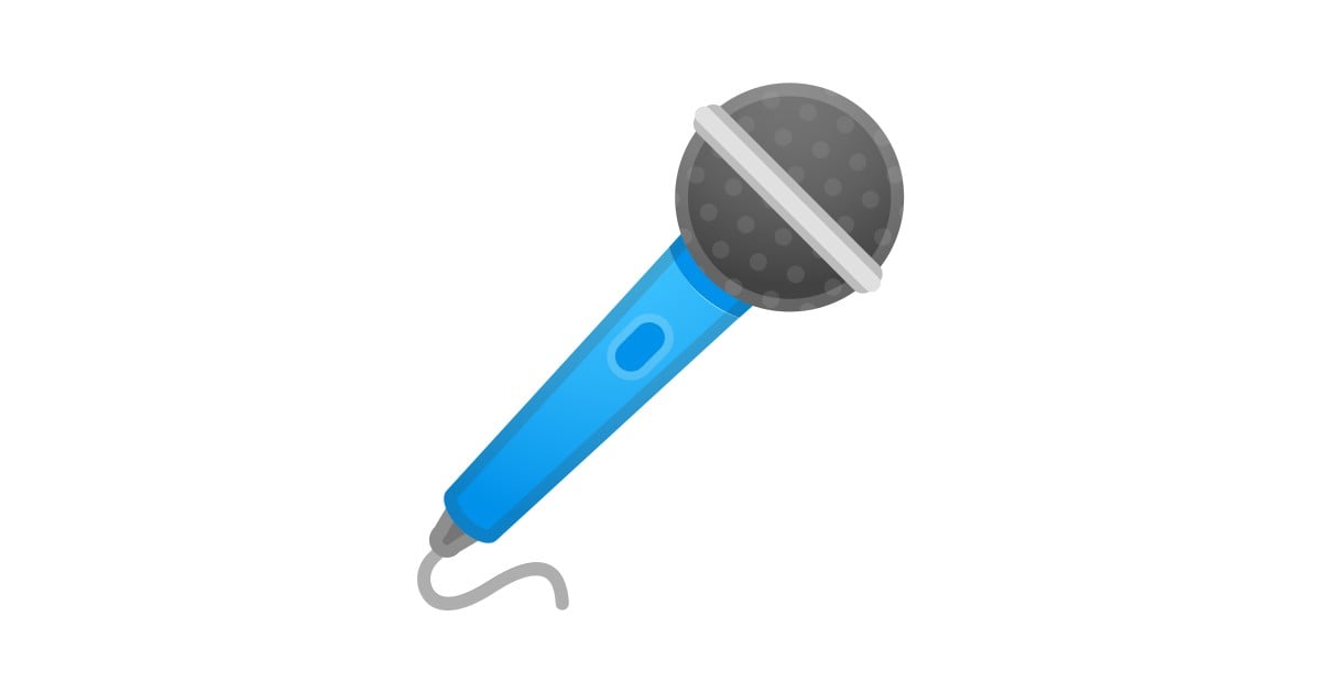  Microphone Emoji