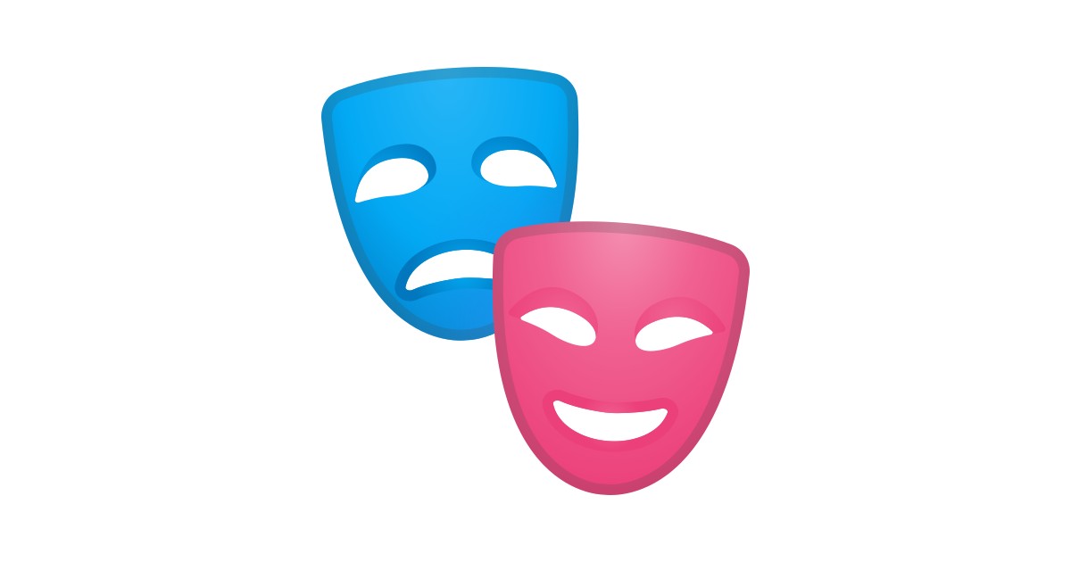 🎭 Máscaras De Teatro Emoji