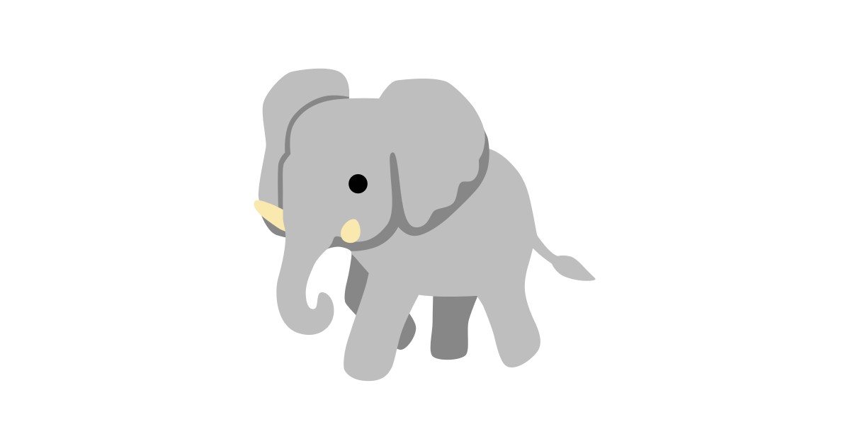 🐘 Elephant Emoji