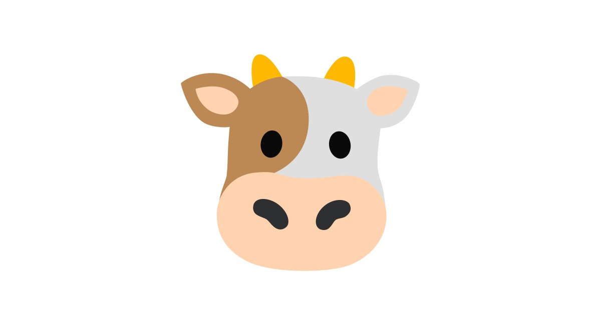 🐮 Cow Face Emoji in 100+ languages