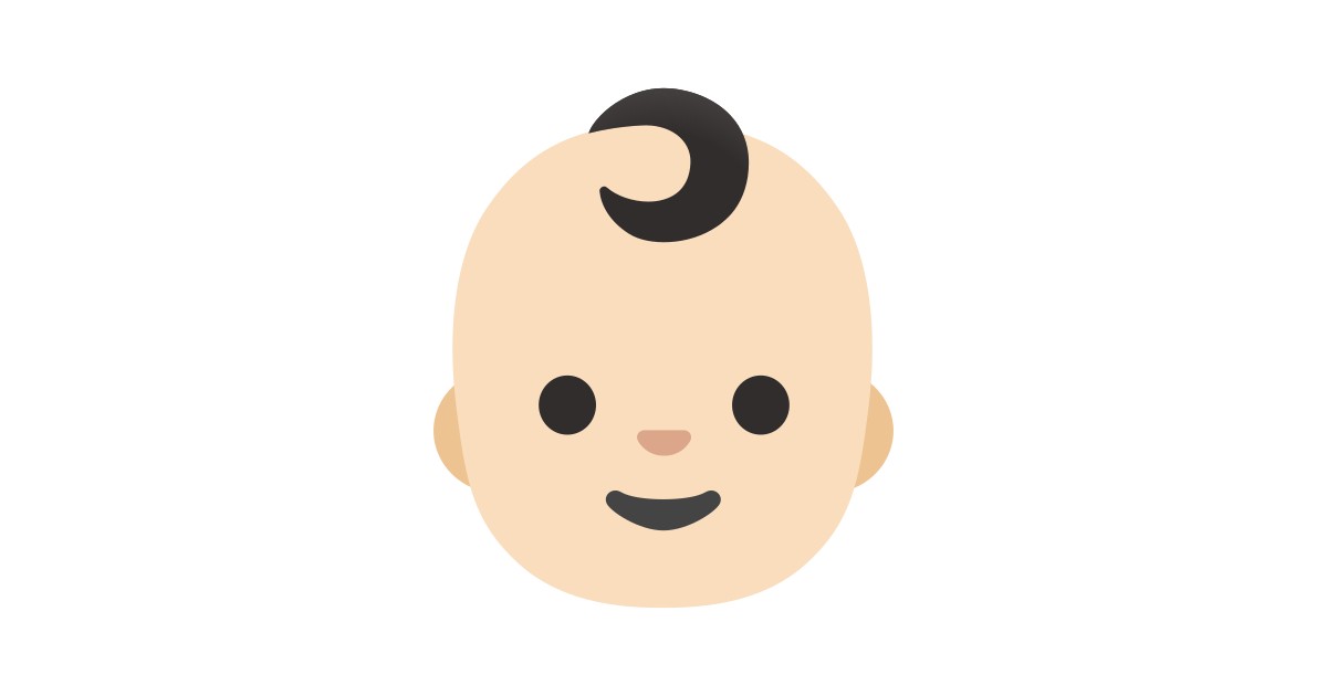 Baby Light Skin Tone Emoji