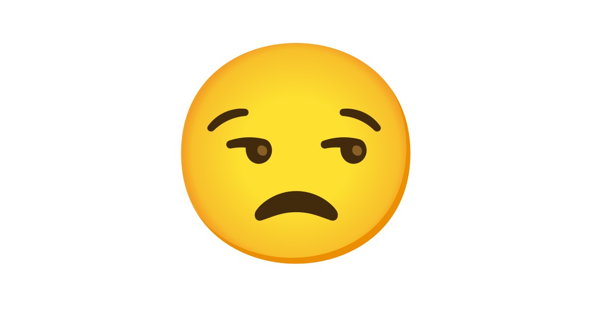 ð verstimmtes Gesicht-Emoji
