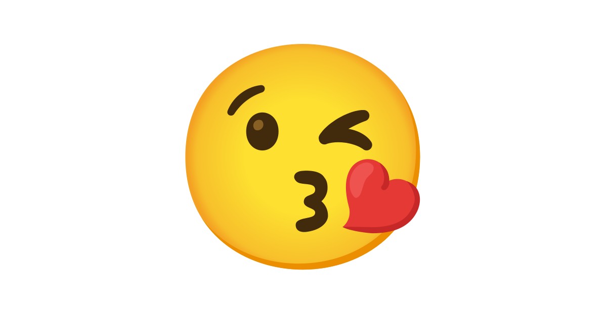 Kussmund emoticons Pyramid Emoji