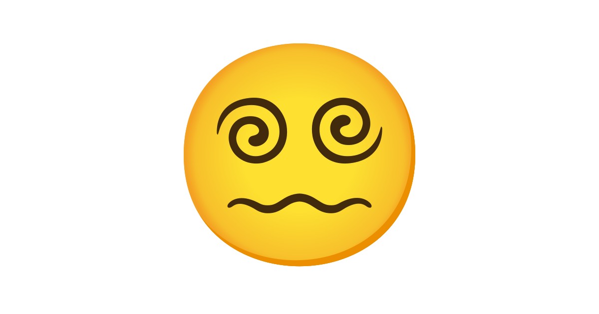 Emoji De Cara Con Ojos En Espiral Png Dibujos Espiral Emoticonos | The ...