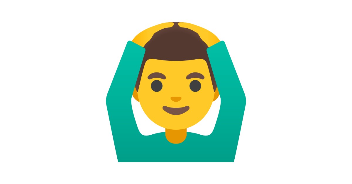 Man Gesturing Ok Emoji