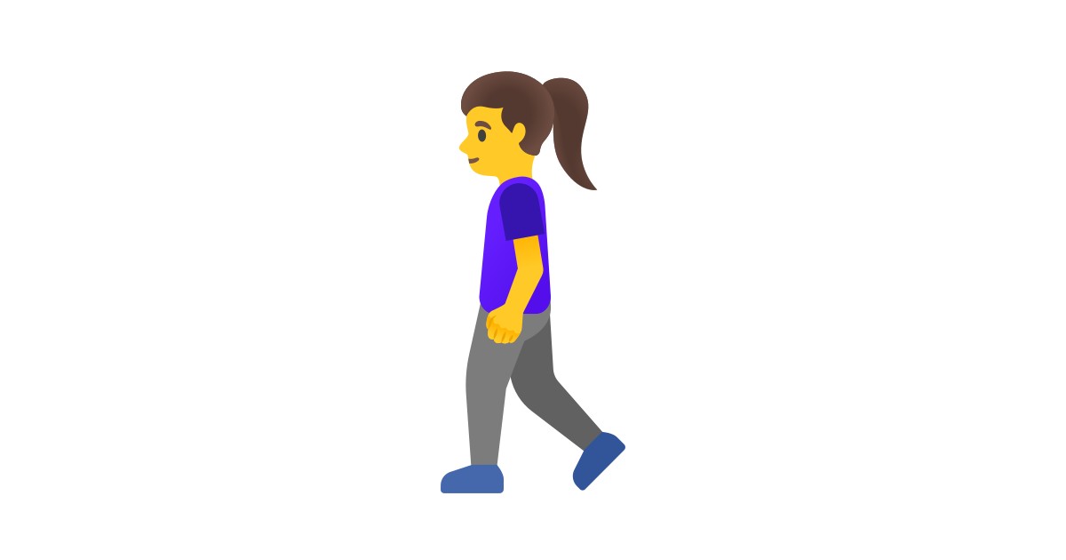 Woman Walking Emoji