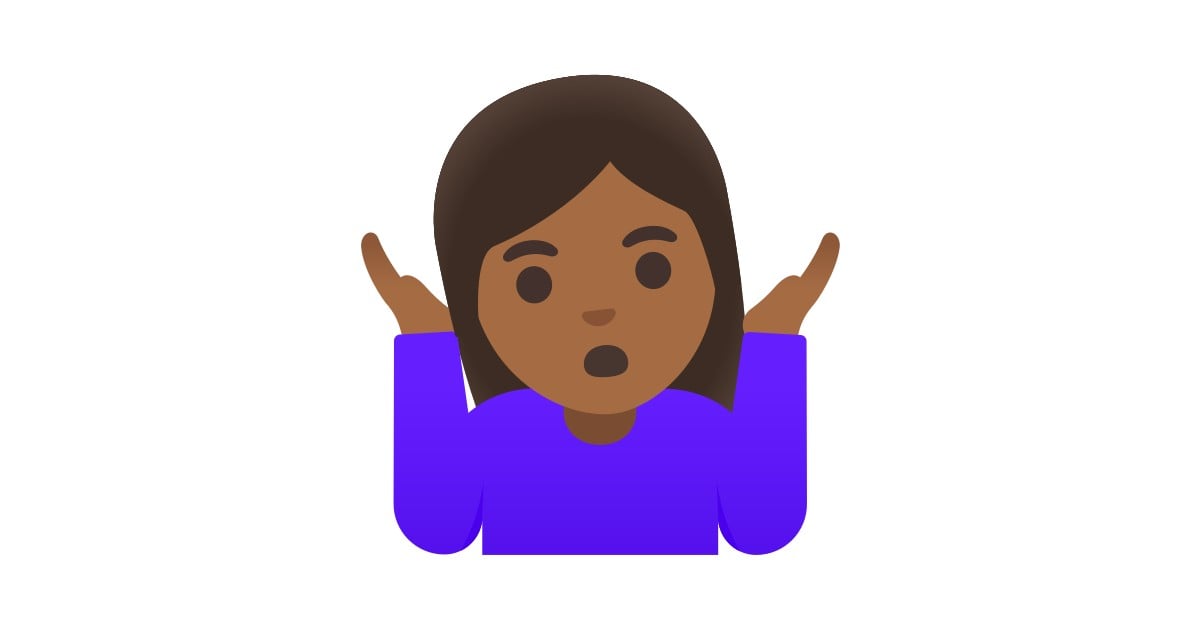 🤷🏾‍♀️ Femme Qui Hausse Les épaules Peau Mate Emoji