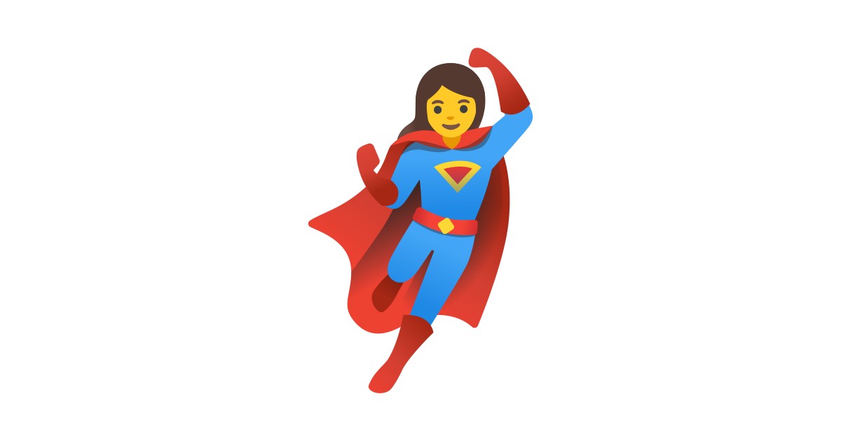 Woman Superhero Emoji