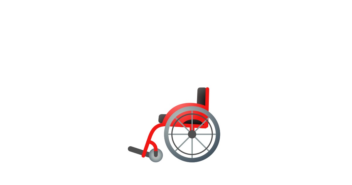 🦽 Silla De Ruedas Manual Emoji