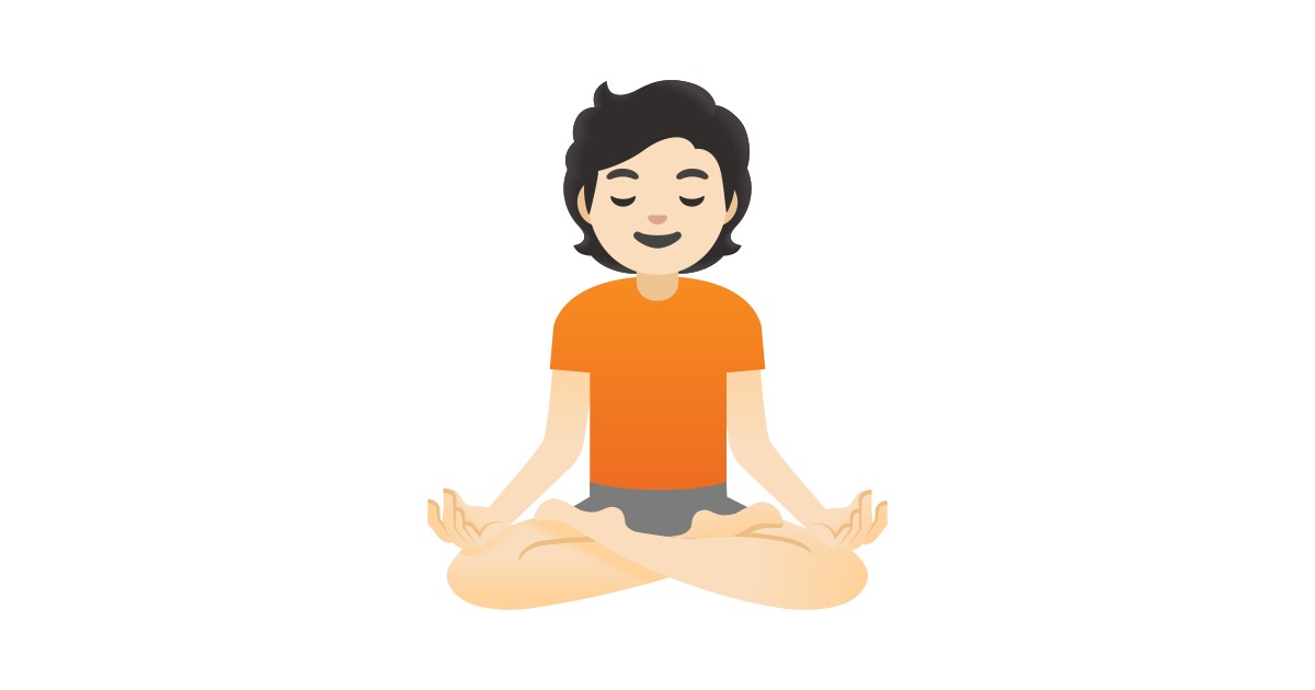 π§π» Person In Lotus Position: Light Skin Tone Emoji