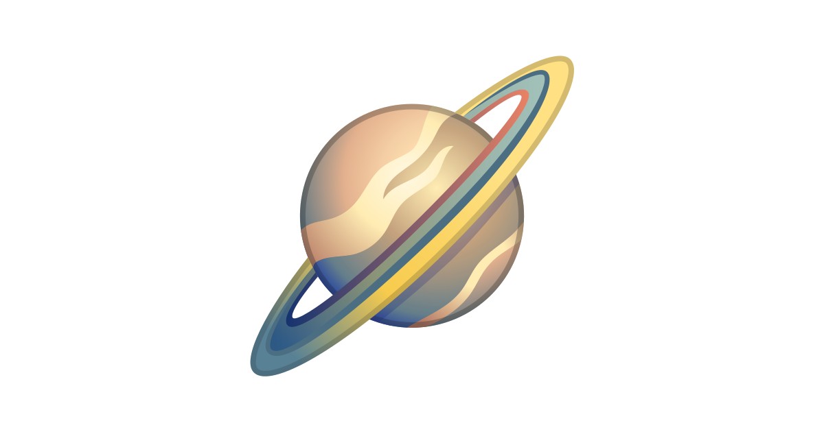 🪐 Planeta Con Anillos Emoji