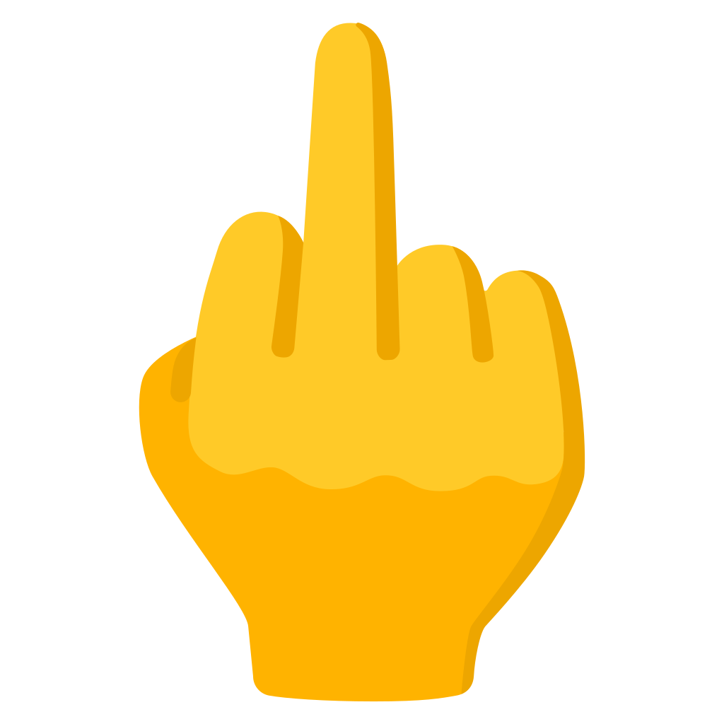 🖕 Middle Finger Emoji
