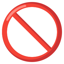 🚫 Symbole D’interdiction Emoji