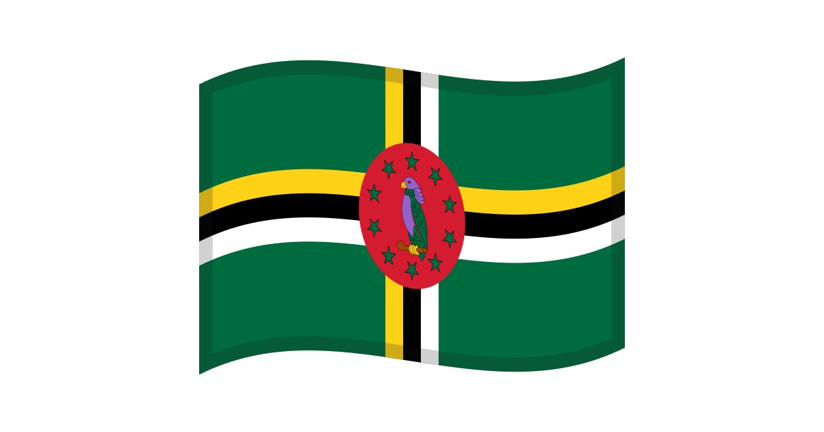 Flag Dominica Emoji Flag Dominica Emoji