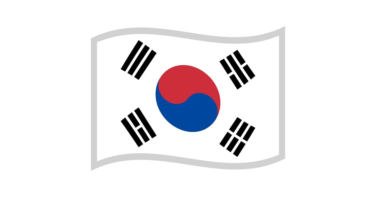 Flag South Korea Emoji Flag South Korea Emoji