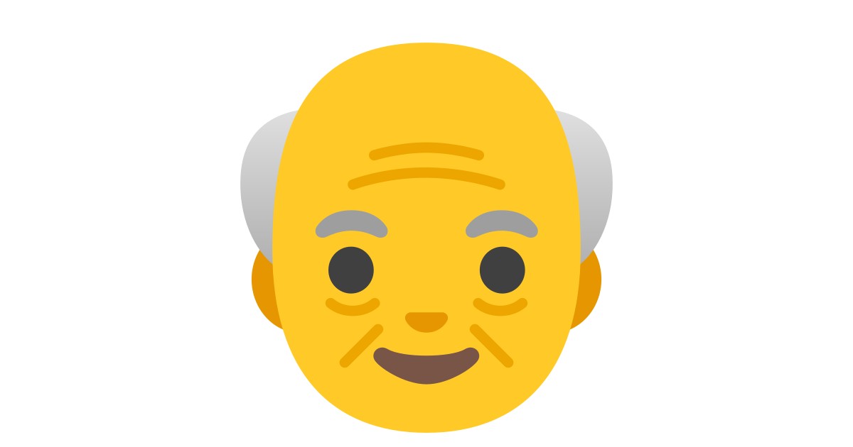 👴 Old man / grandpa emojis 👴🏻👴🏼👴🏽👴🏾👴🏿