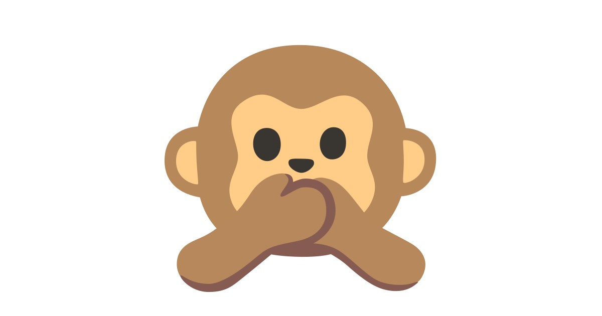 Emoji scimmiette  Non vedo, Non sento, Non parlo* in versione Tumblr