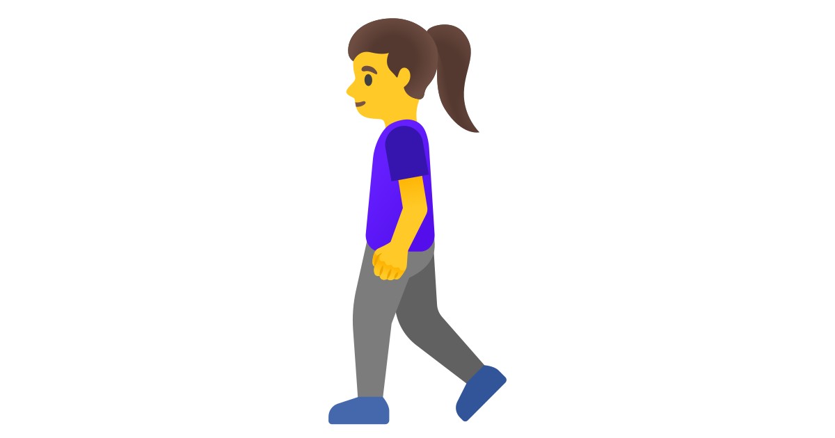 🚶‍♀️ Woman Walking Emoji