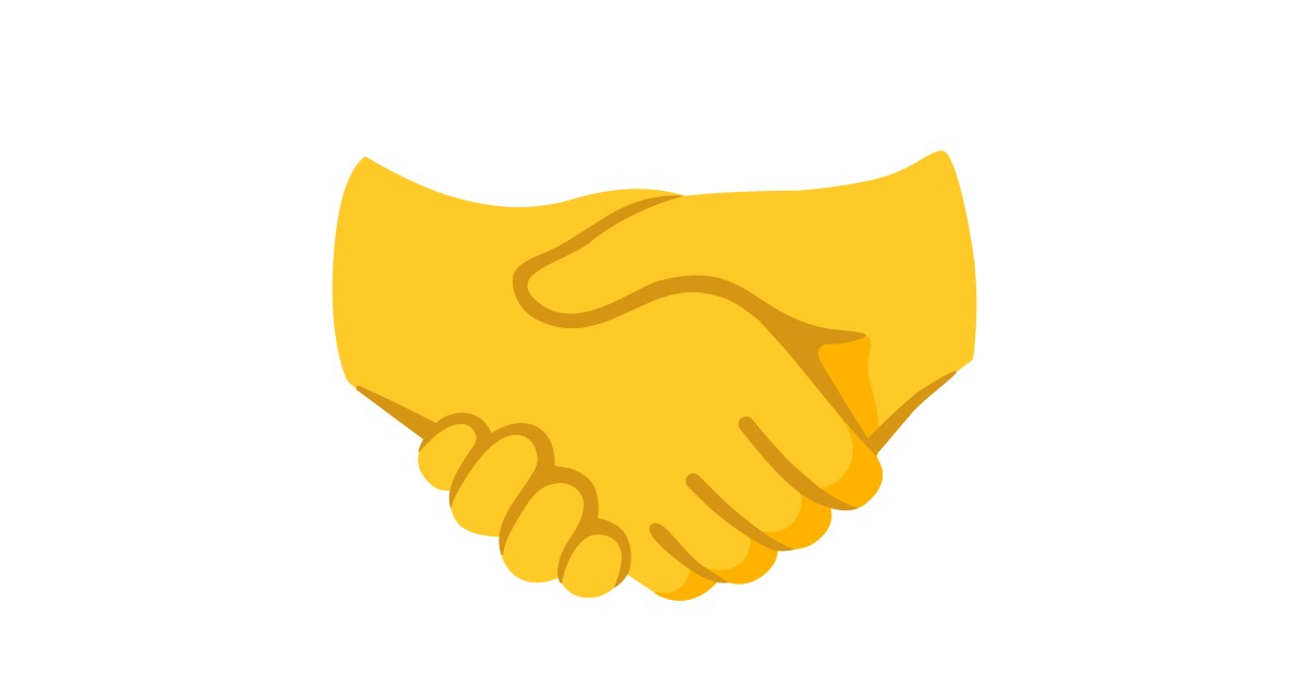 Handshake Emoji [Download iPhone Emojis]