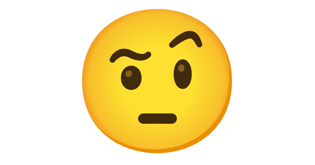 Face With Raised Eyebrow Emoji