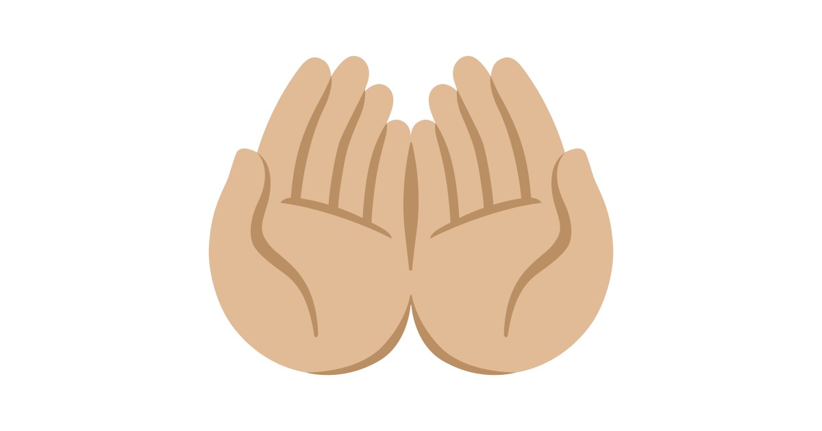 🤲 Palms up together emojis 🤲🏻🤲🏼🤲🏽🤲🏾🤲🏿
