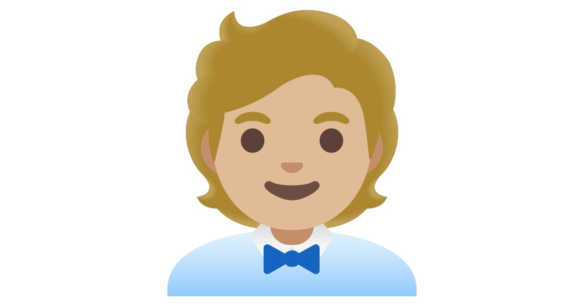 π§πΌβπΌ Office Worker: Medium-Light Skin Tone Emoji