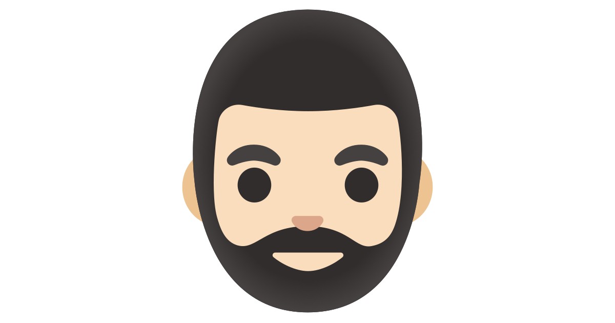 🧔 Persona Con Barba Emoji