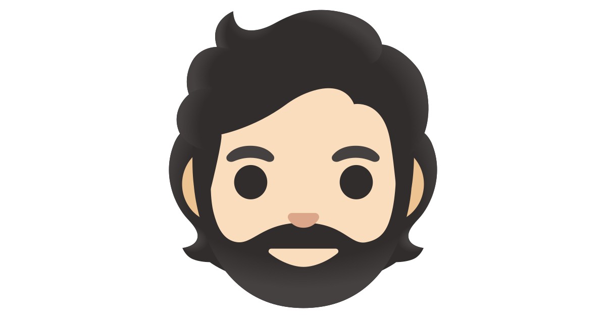 🧔 Persona Con Barba Emoji