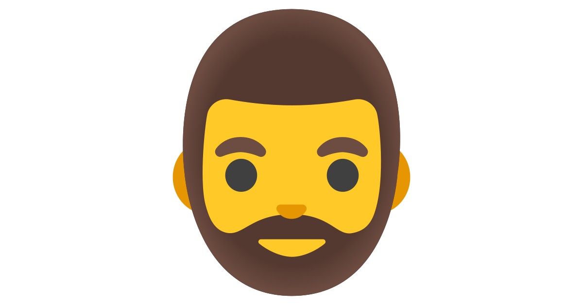 π§ββοΈ Man: Beard Emoji