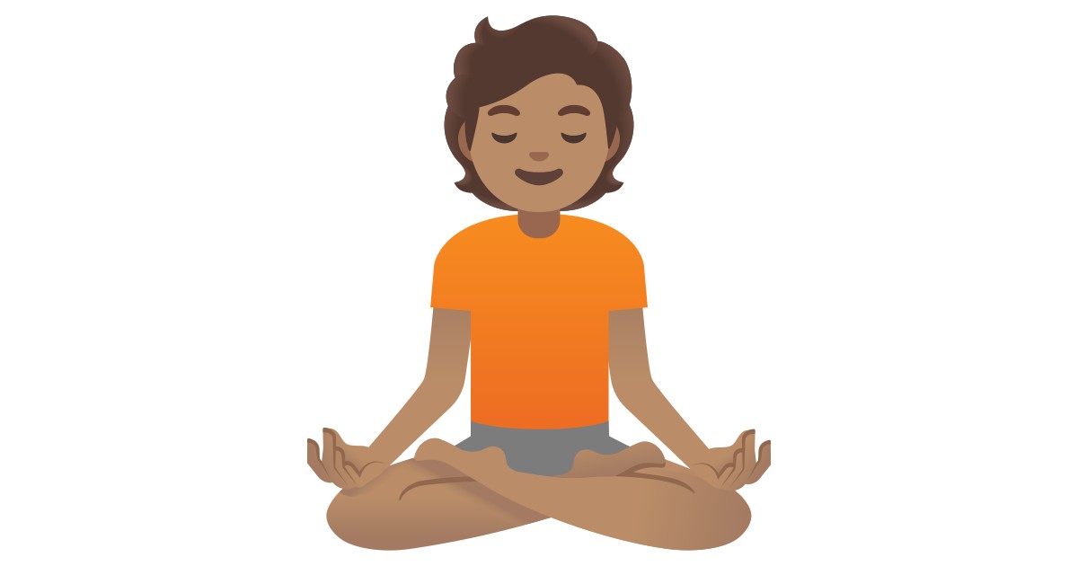 🧘🏽 Person In Lotus Position: Medium Skin Tone Emoji