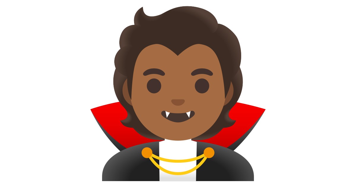 Vampiro Tono De Piel Oscuro Medio en 100+ idiomas