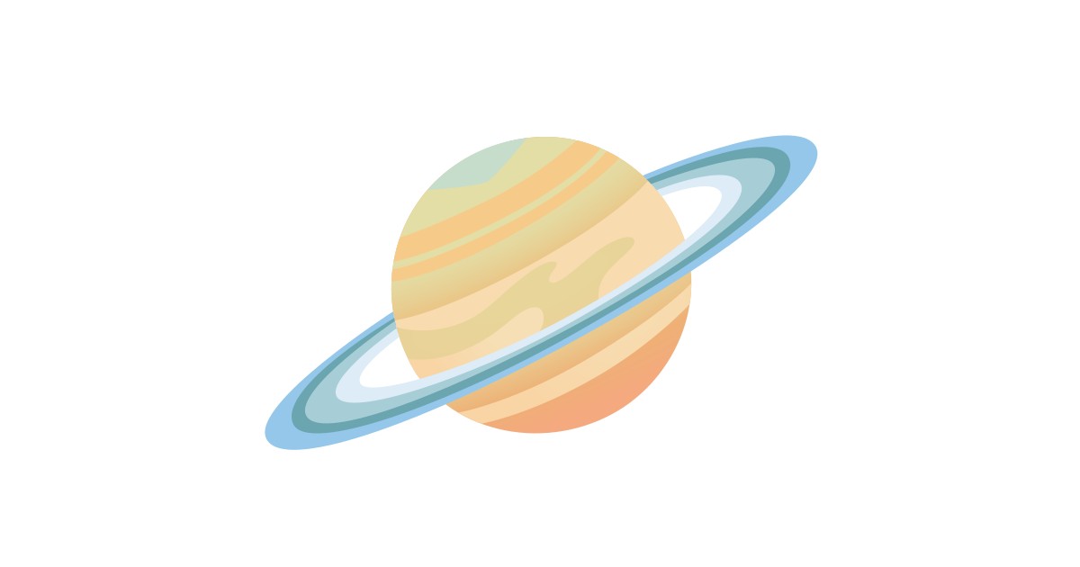 Planetas emoji. Pegatinas de planetas coloridos lindos, objetos de