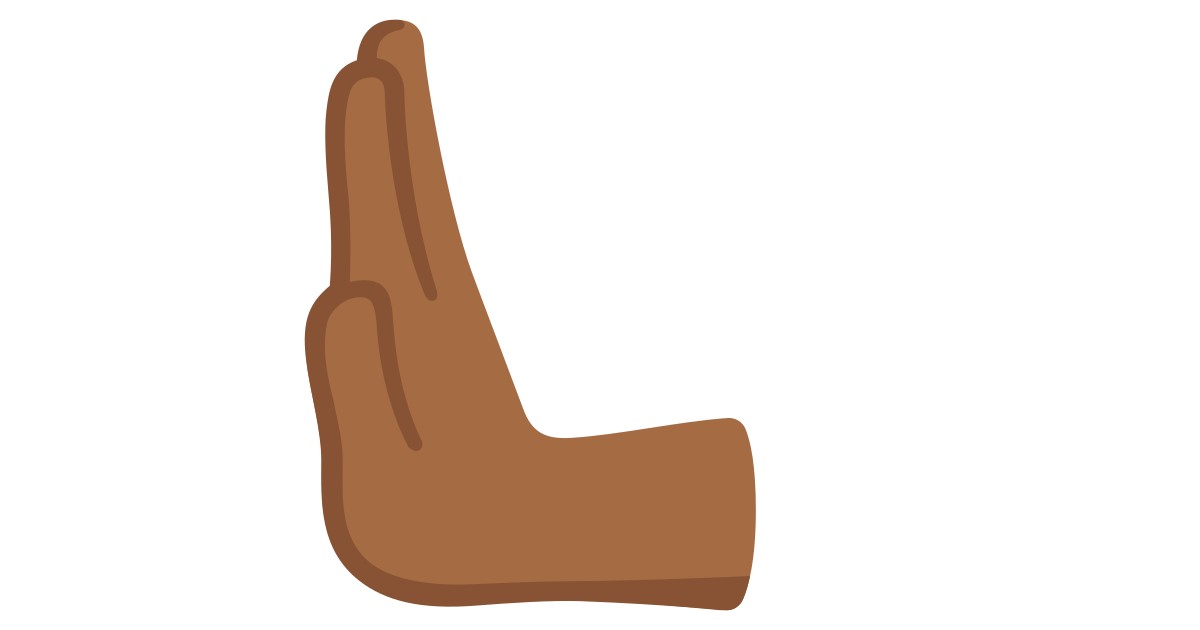 🏾 Leftwards Pushing Hand: Medium-Dark Skin Tone Emoji