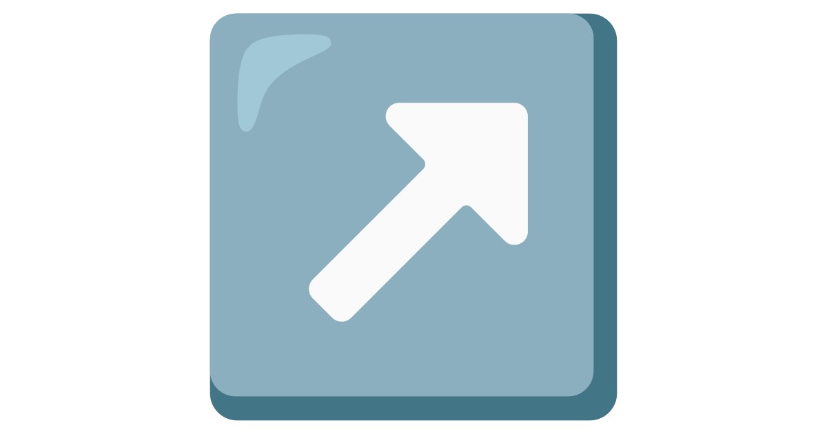 ↗️ Up-Right Arrow Emoji